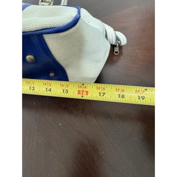 VTG PAA PAN AM Explorer Bag Weekender Pan Am White Canvas Travel Tag RARE MINT - Picture 12 of 15